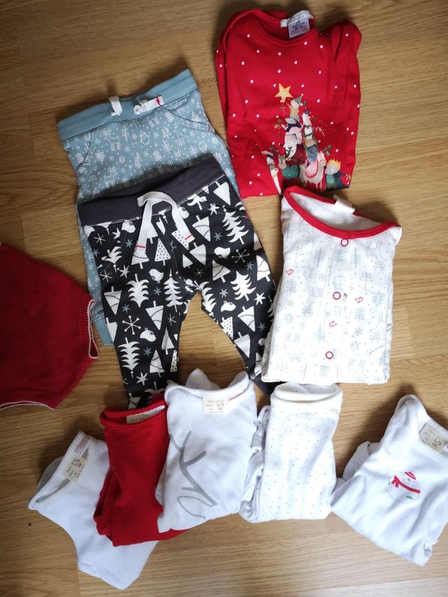 pack Ropa Navidad para bebé de 1 a 3 meses