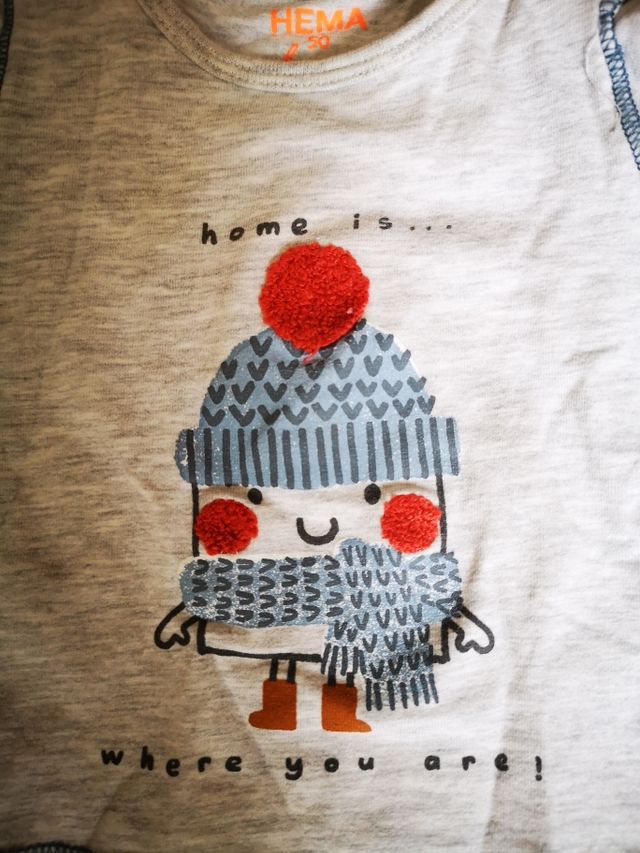 camiseta bebé prematuro talla 50