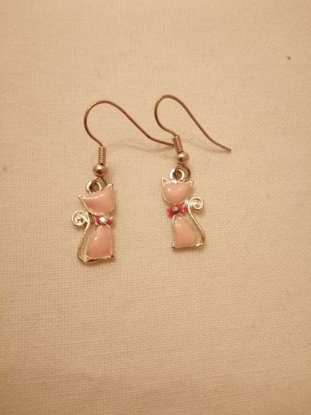 Pendientes Gatitas Rosas De Segunda Mano Por 8 En Sevilla En Wallapop wallapop