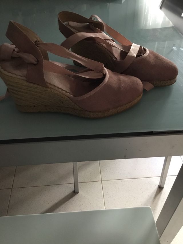 Alpargatas color rosa