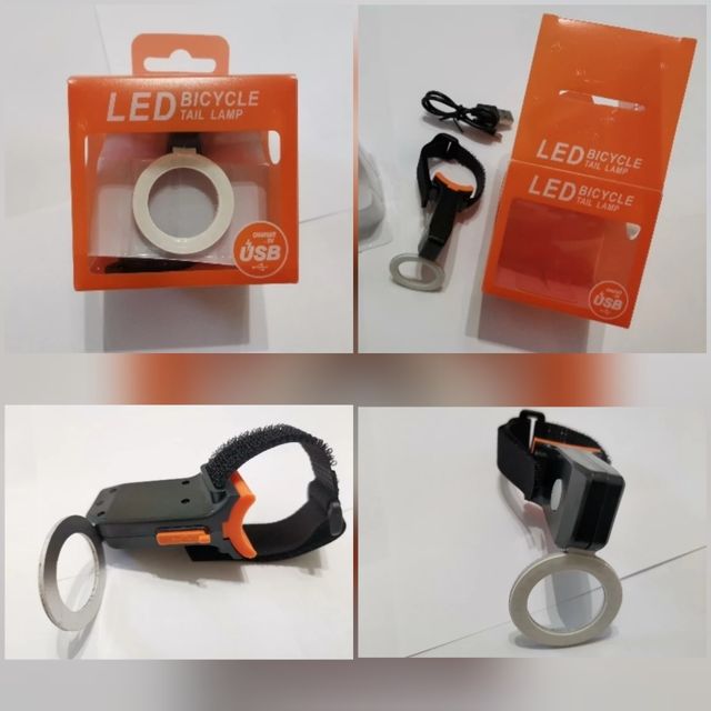 Luz Led bicicleta (5 modos) sin usar!!