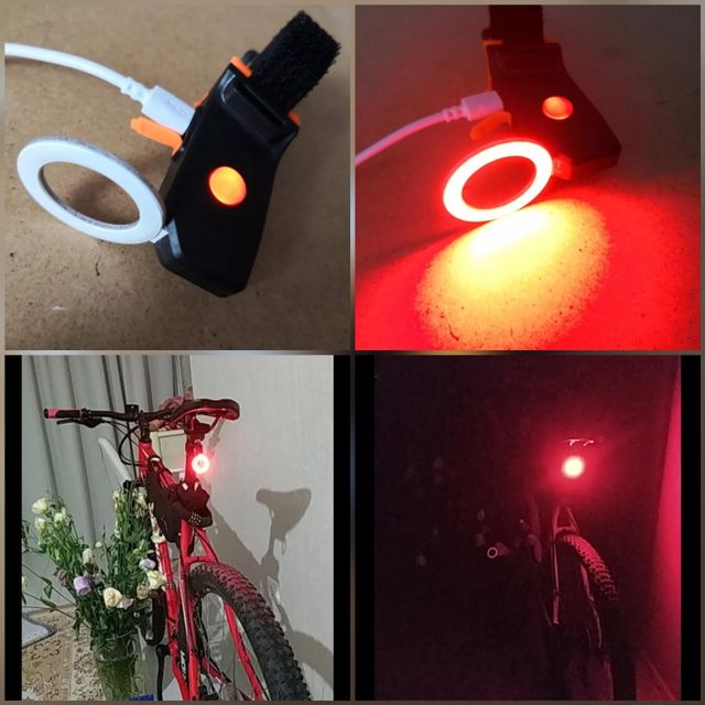 Luz Led bicicleta (5 modos) sin usar!!
