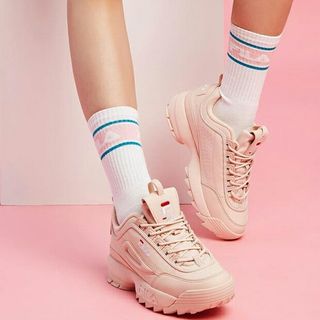 fila bambas rosas