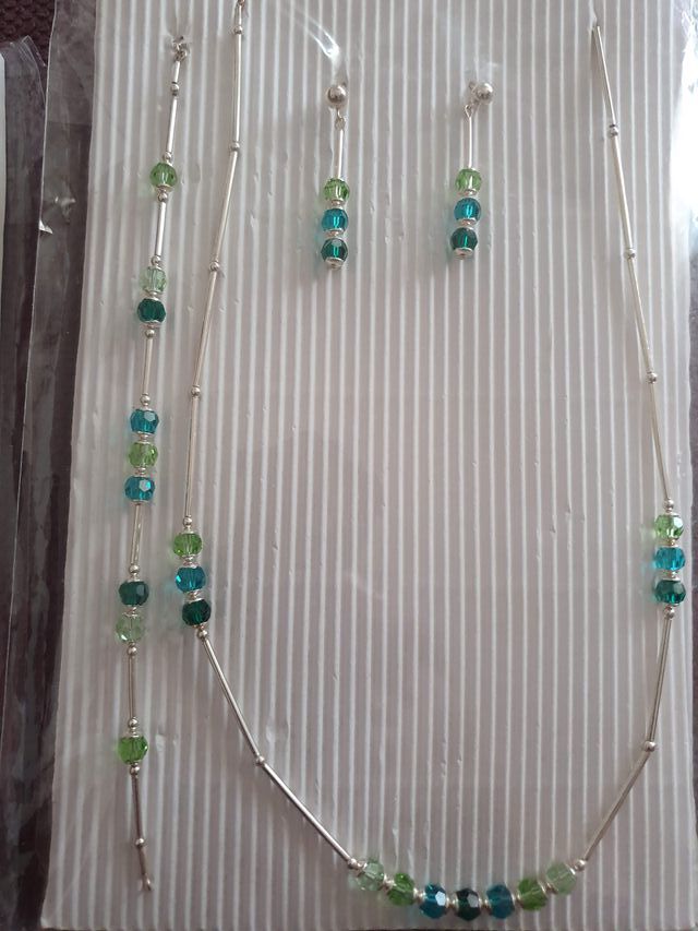 Mujer Juego de Joyas Plata