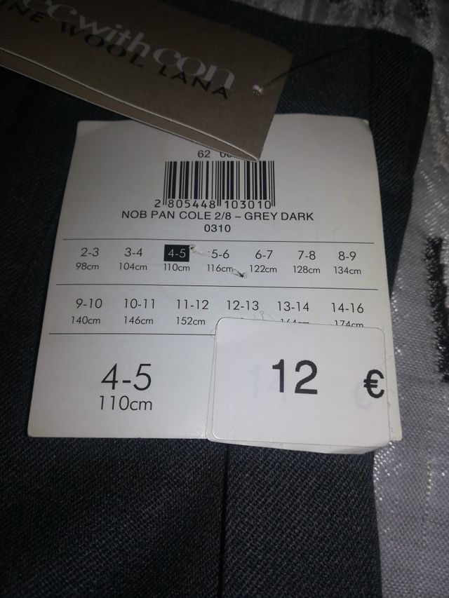 Pantalón de uniforme o vestir sin estrenar