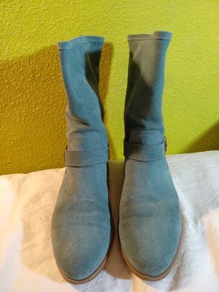 Ojikar Turquoise Turquesa | Botines Kickers Mujer * Abhishan