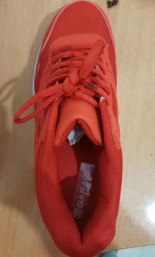 bambas fila rojas