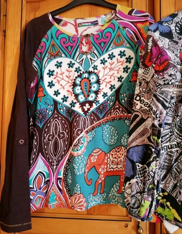 CAMISAS DESIGUAL T. 13-14 y T. 11-12