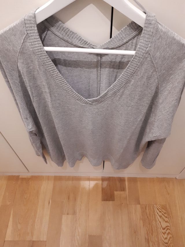 Jersey fino gris claro