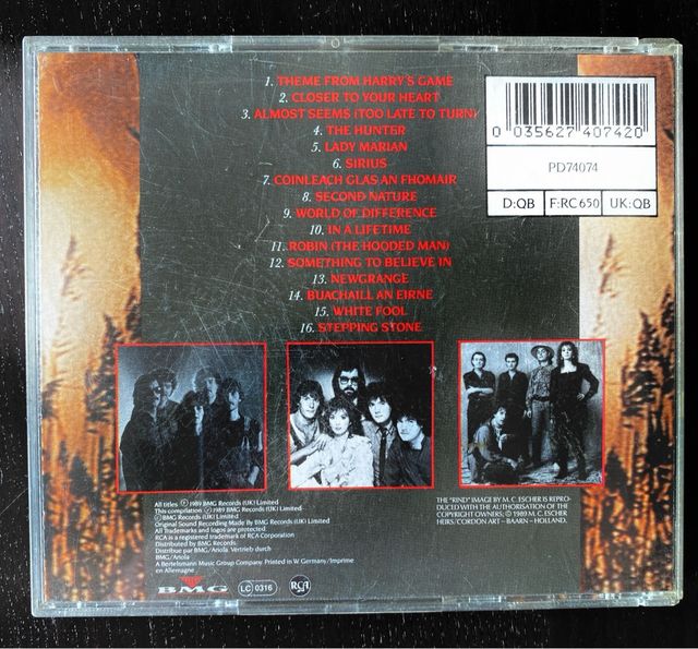 Clannad Past Present CD + partituras