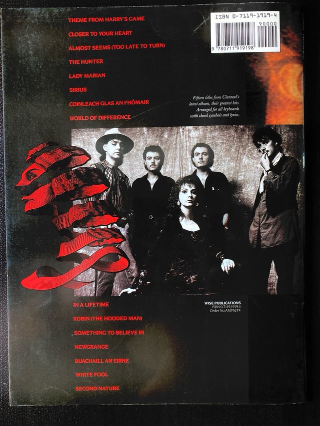 Clannad Past Present CD + partituras