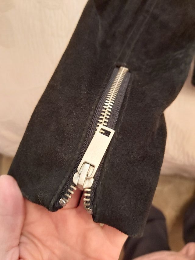 Ganga CHAQUETA-CAZADORA PIEL AUTÉNTICA DE BLANCO