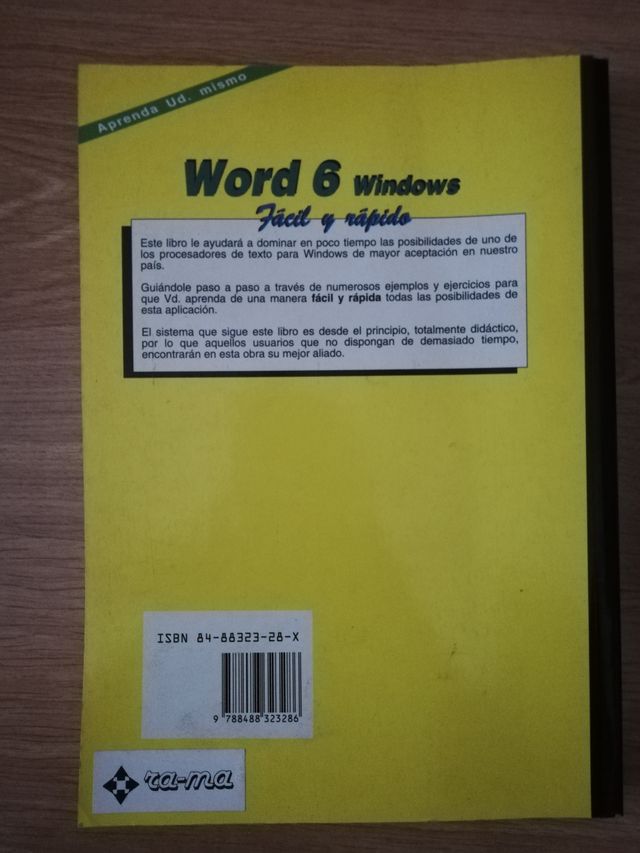 Manual de Word 6 Editorial RA-MA