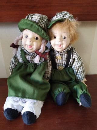 muñecos de porcelana antiguos