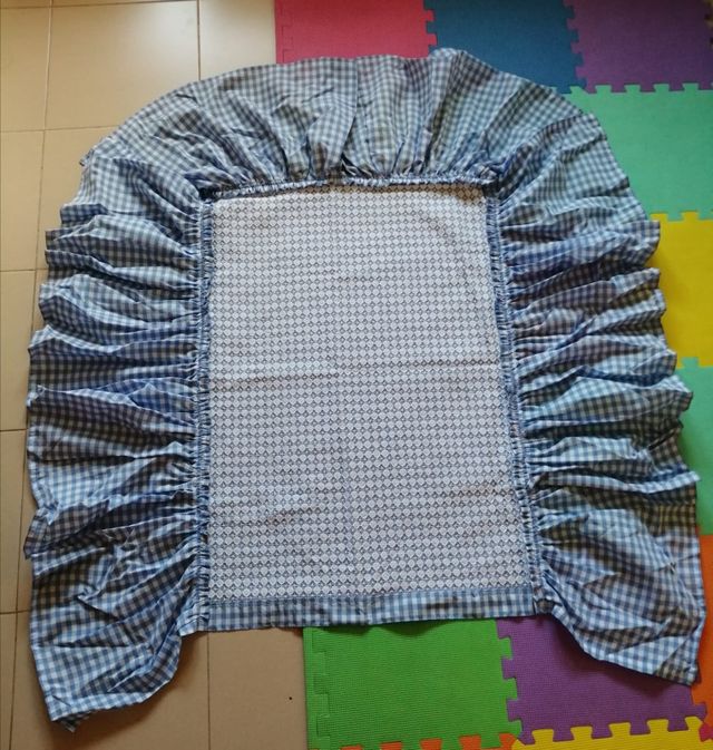 Colcha cuna - minicuna hecha a mano exclusiva