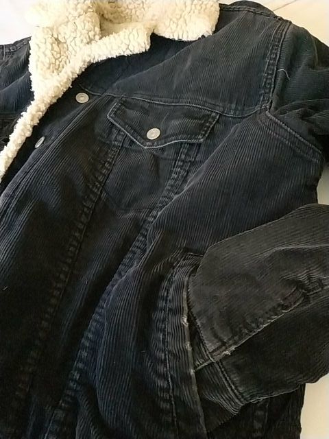 cazadora pana negra "Pepe jeans"