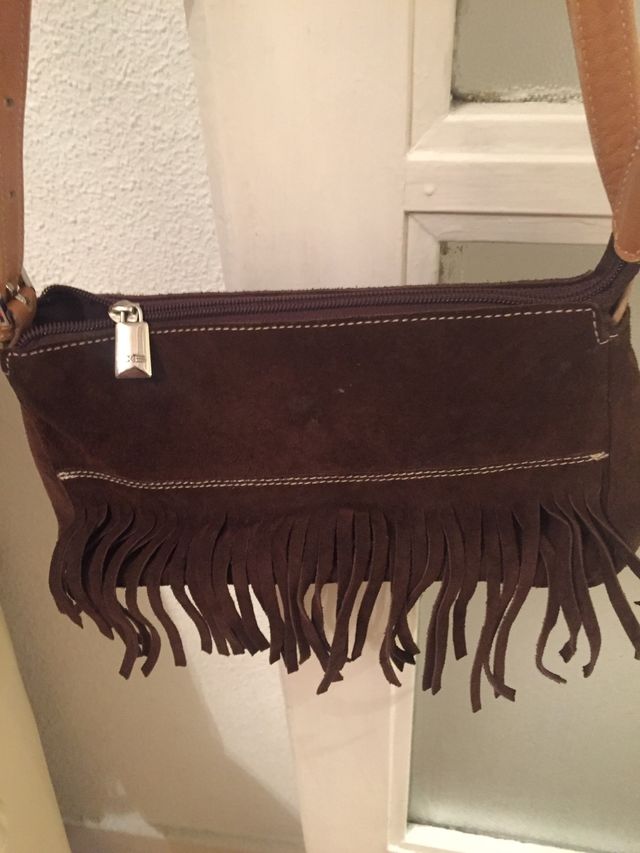 Bolso pequeño de ante