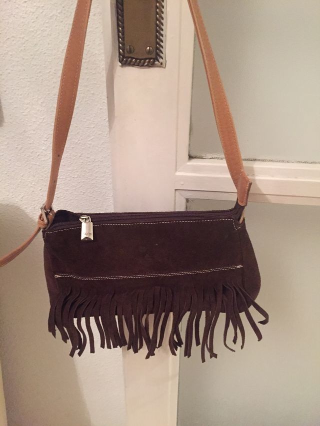 Bolso pequeño de ante