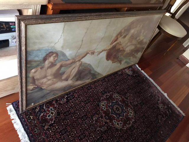 OFERTA ARTE gran poster enmarcado de Miguel Ángel