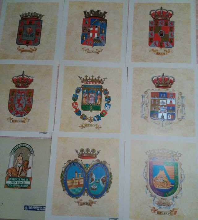 Escudos provinciales de Andalucía