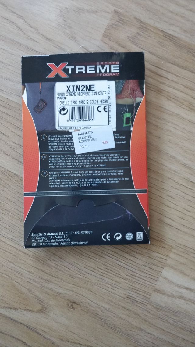 FUNDA IPOD neopreno (nuevo)