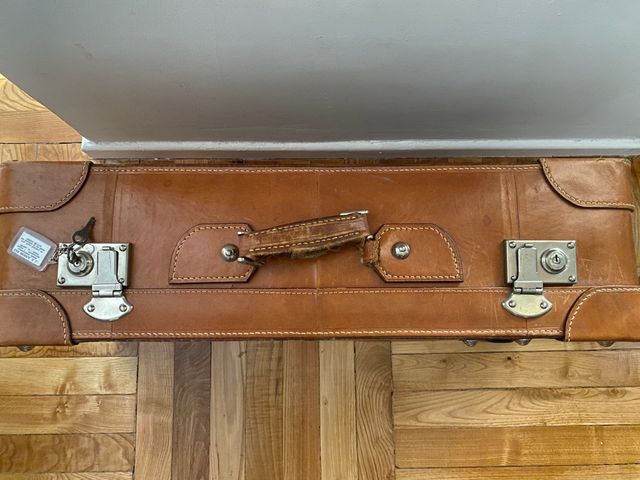 Maleta de piel 1950 PRECIO NEGOCIABLE