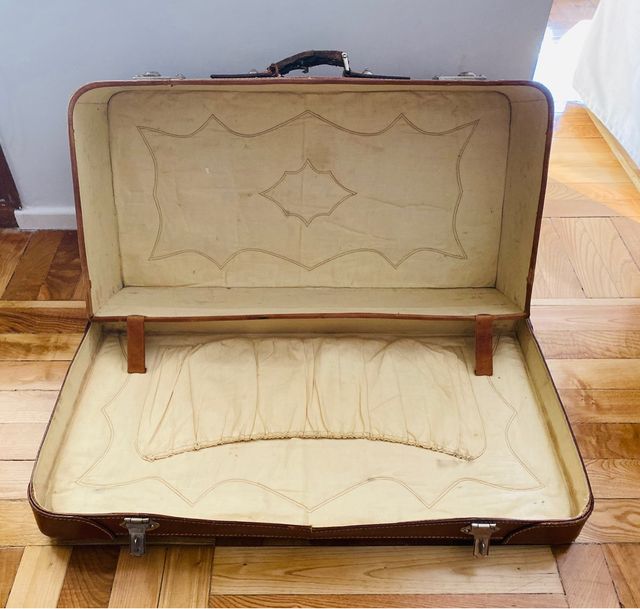 Maleta de piel 1950 PRECIO NEGOCIABLE