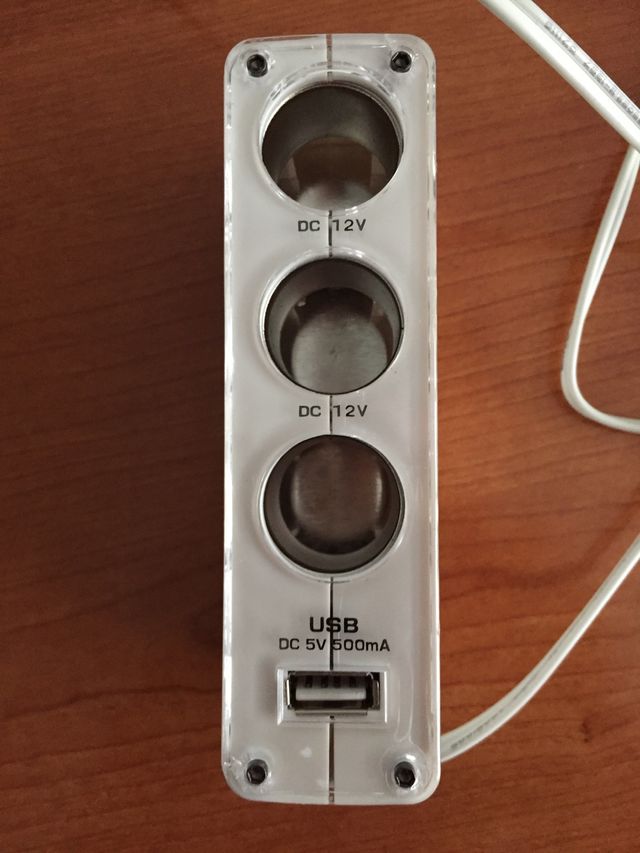 Cargador coche múltiple