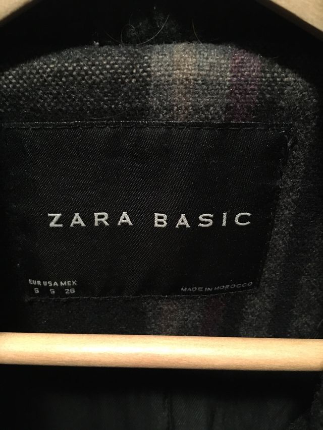 Cazadora lana de Zara