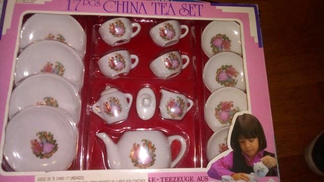 JUEGO TÉ PORCELANA
