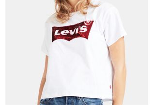 camiseta levis lentejuelas