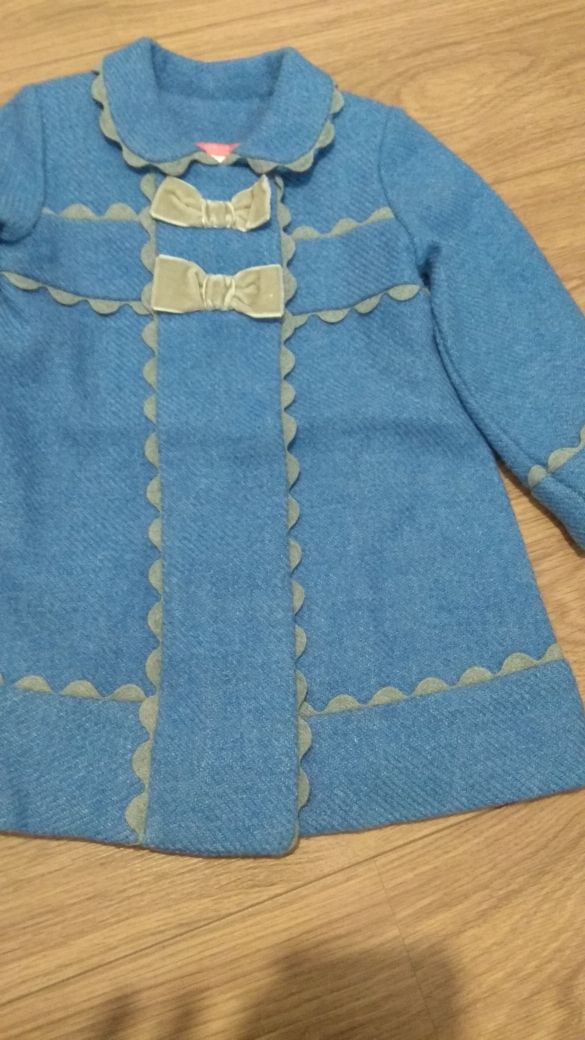 abrigo paño 2 años niña