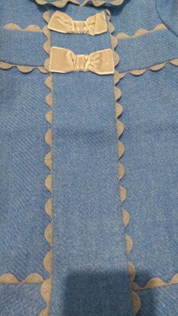 abrigo paño 2 años niña