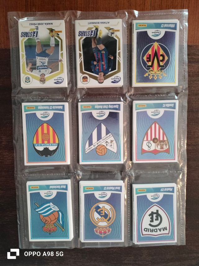 Colección de cromos y álbum liga F 2022 2023 22 23