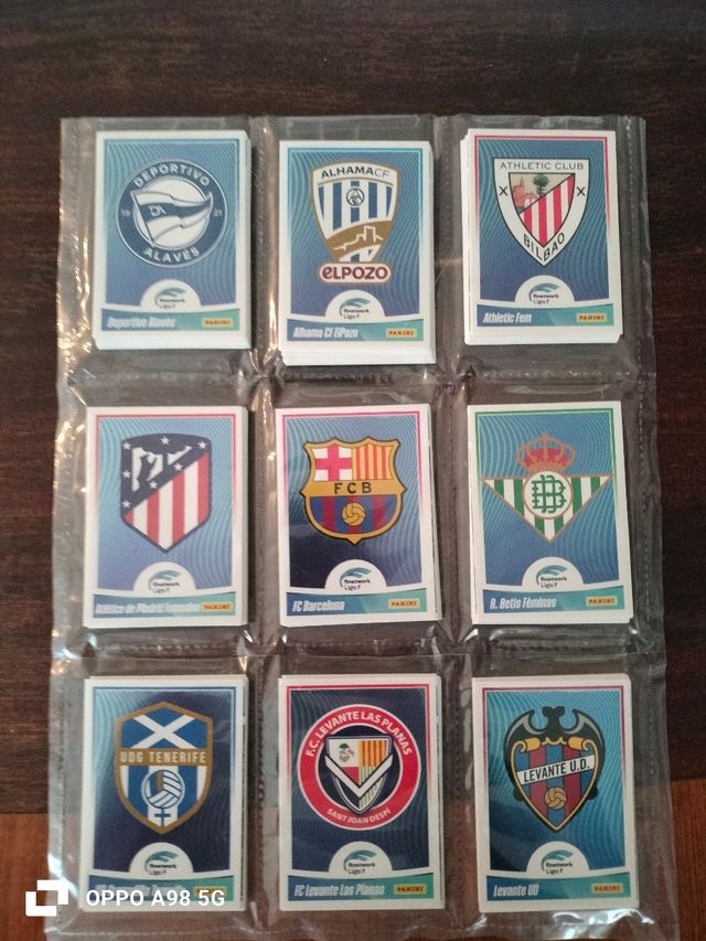 Colección de cromos y álbum liga F 2022 2023 22 23