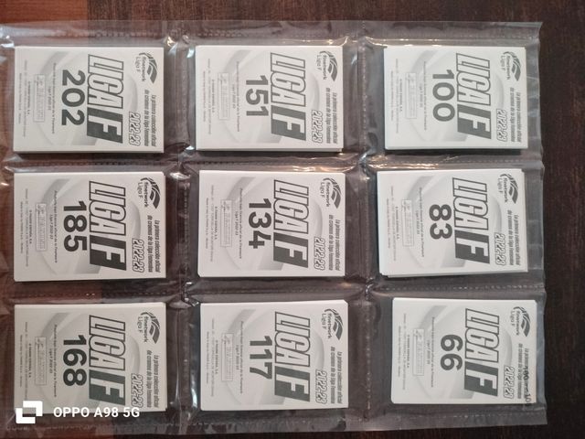 Colección de cromos y álbum liga F 2022 2023 22 23