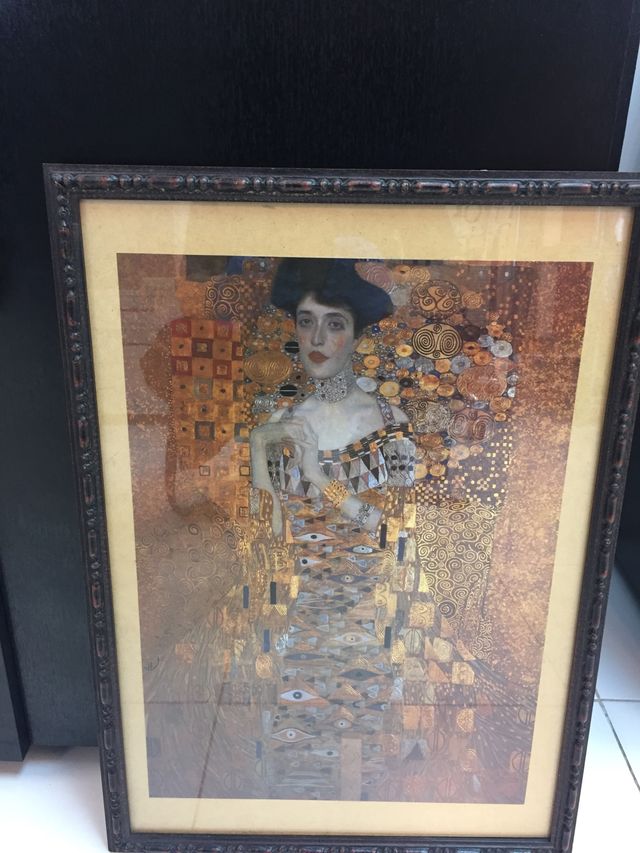 Marco con cristal y lámina Gustav Klimt