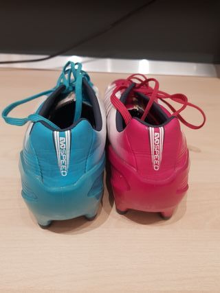 puma evospeed rosa y azul