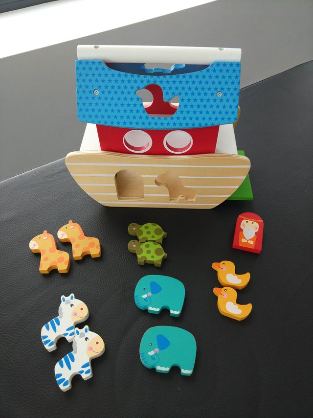 Encajable de madera del Arca de Noé