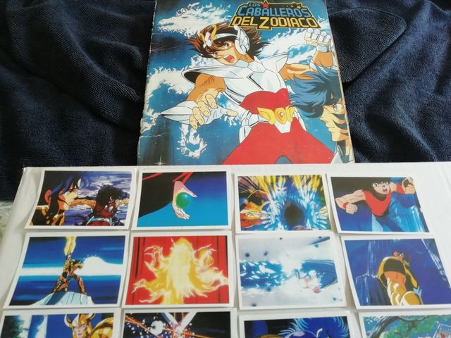 vendo o cambio cromos del álbum Saint seiya Aston