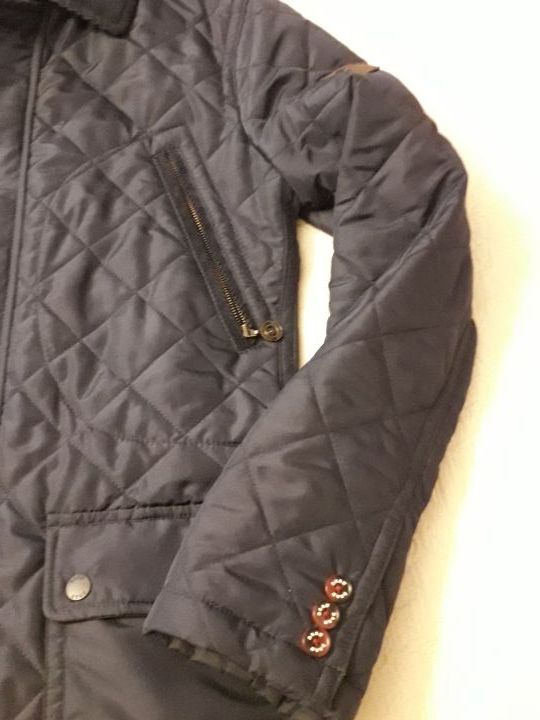 REBAJAS parka azul marino de hombre marca DR&N