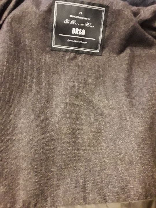 REBAJAS parka azul marino de hombre marca DR&N