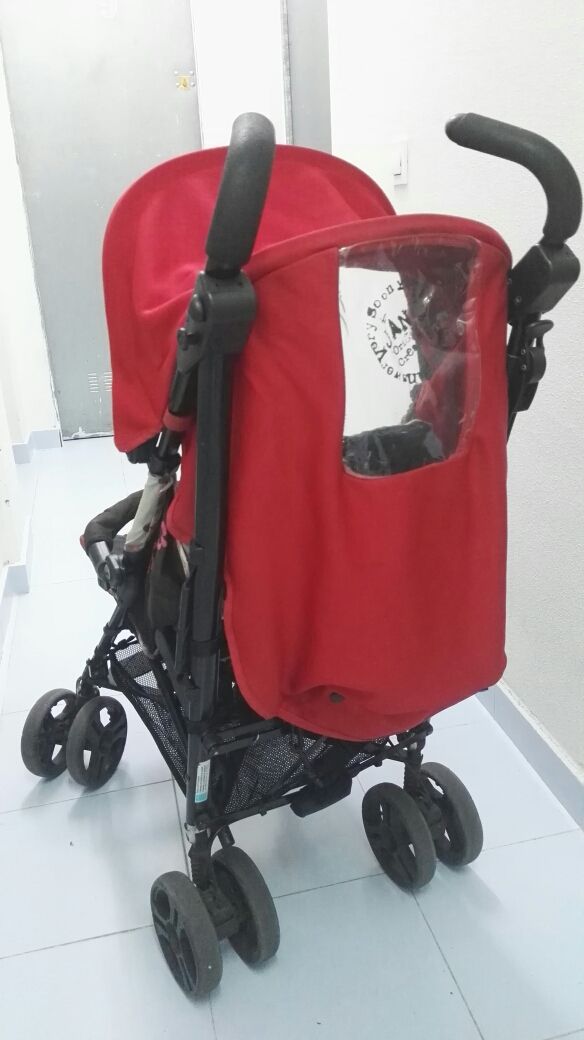 silla de paseo Janécon saco y plástico para lluvia