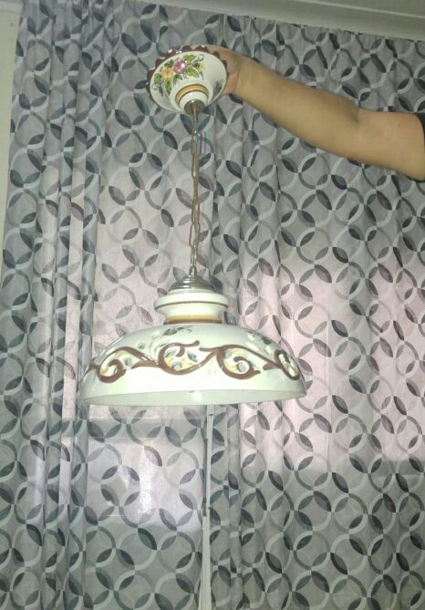 🔥Antigua lampara💡 de cerámica🕯