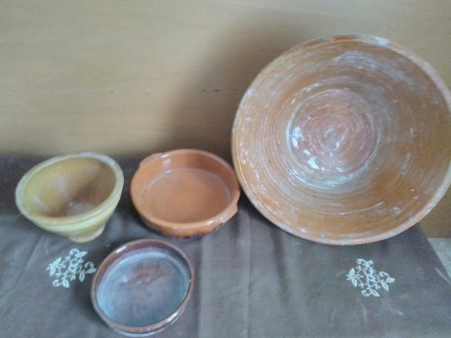 lebrillos y de mas de barro