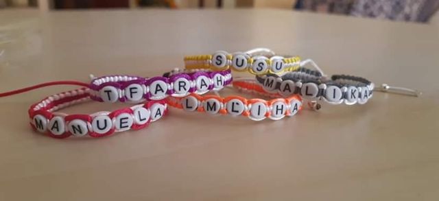 pulseras con nombre