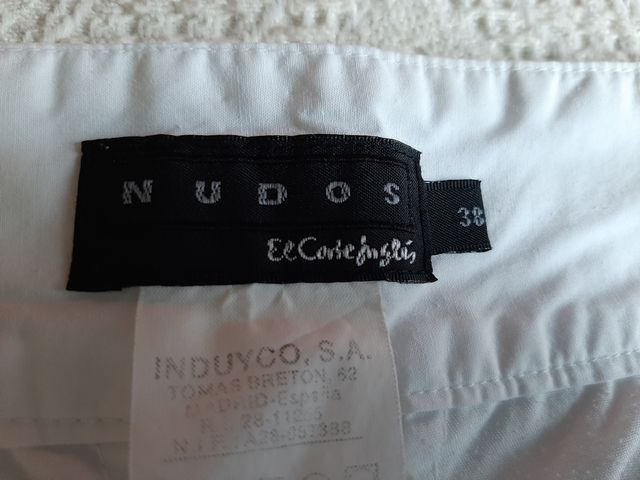 2 PANTALONES RETRO DE CHICO "NUDOS" CORTE INGLÉS