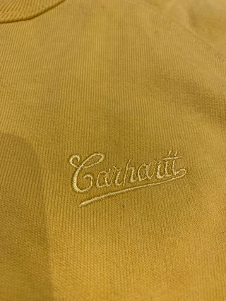 sudadera carhartt amarilla