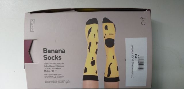 Calcetines fruta plátano