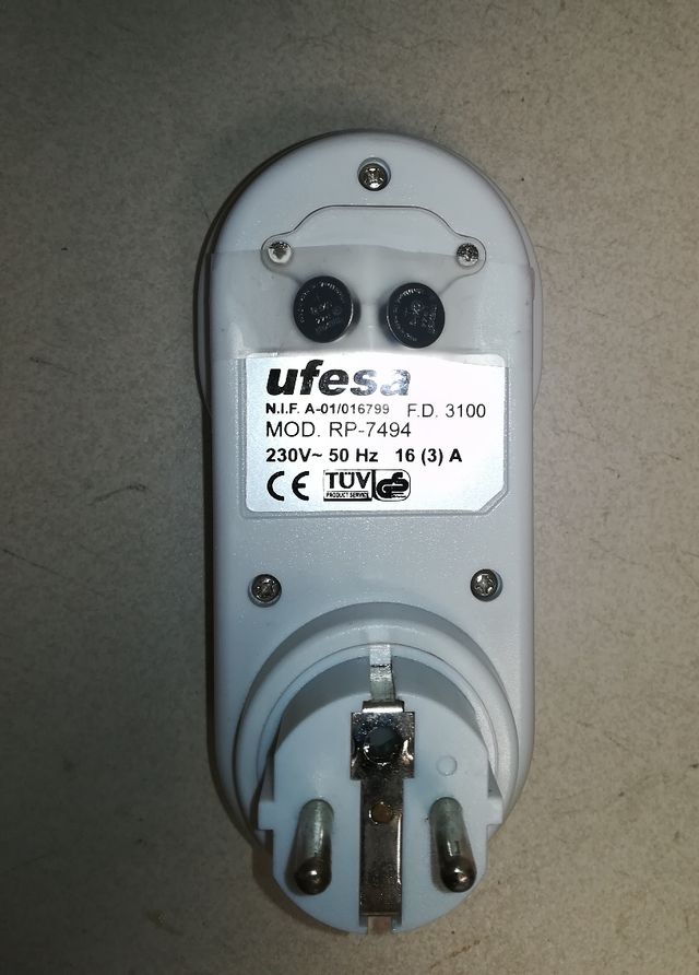 Temporizador programador digital Ufesa